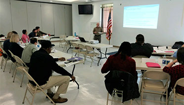 Roads Scholar training class in progress in Houma, LA