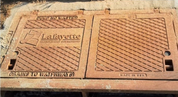 Lafayette curb inlet drain top