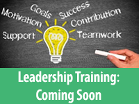 Leadership Training Coming Soon