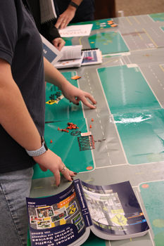 photo of flagger instruction