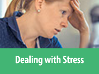 photo of lady feeling stress