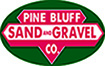 Pine Bluff Sand and Gravel logo and link to website